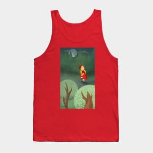 Little Red Lost in the Woods! Tank Top